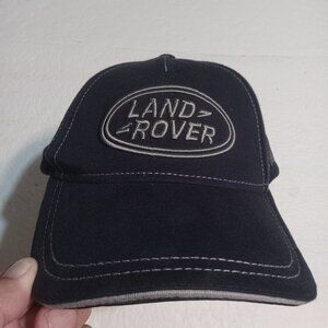 Land Rover OSFA Embroidered Hat/Cap Unisex Navy Blue/Silver